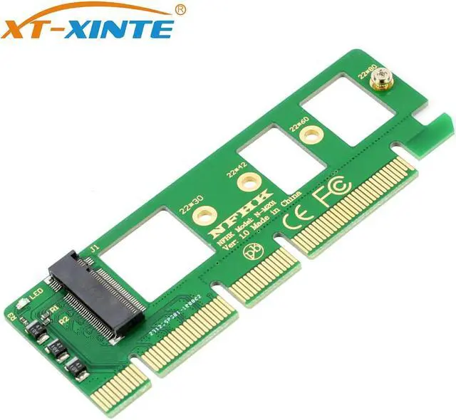 Alt view image 3 of 6 - PCIE to M2 Adapter PCI E PCI Express 3.0 X4 X8 X16 to M Key M.2 AHCI SSD Riser Card Adapter for XP941 SM951 PM951 A110