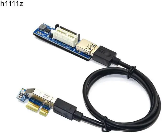 Main image of Amify PCI E X1 Extender PCI Express USB 3.0 Adapter Raiser PCIE 1X Riser Card USB 3.0 PCI E SATA PCI E Riser PCI Express X1 to X1 Slot