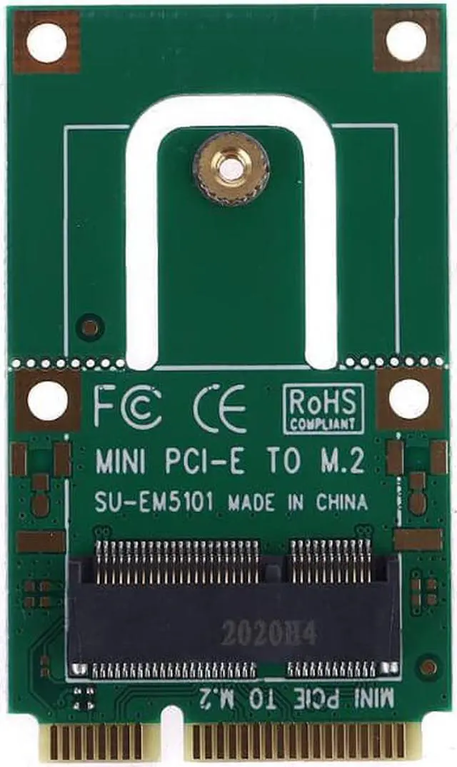 Alt view image 5 of 6 - Mini PCI E to m2 Adapter Converter Expansion Card m2 Key E Interface for m2 Wireless Bluetooth WiFi Module for Laptop and PC