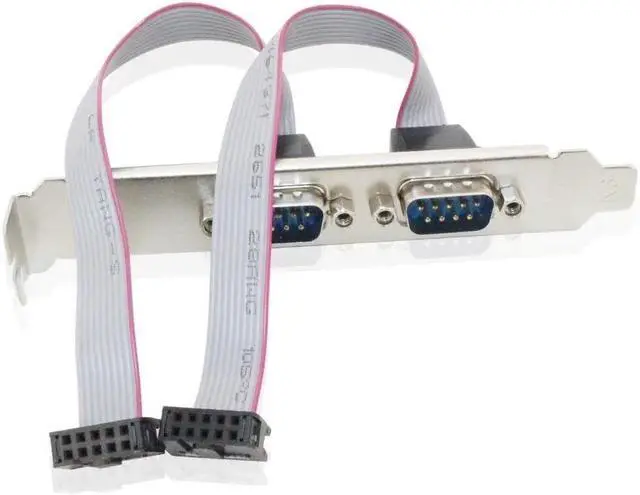 Alt view image 6 of 6 - 2 Ports RS-232 Serial Port COM DB9 & DB25 Parallel Port LPT to PCIe PCI-E PCI Express Expansion Card Adapter WCH382 Chip