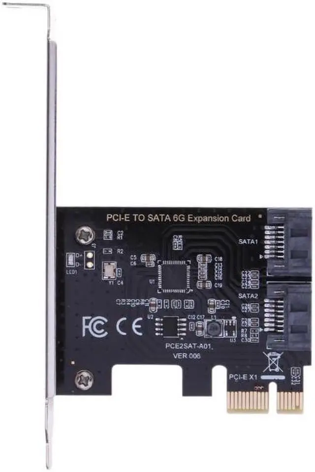 Main image of PCIE to SATA Card PCI-E Adapter PCI Express to SATA3.0 Converter 2-Port SATA III 6G Expansion Controller Card Adapter