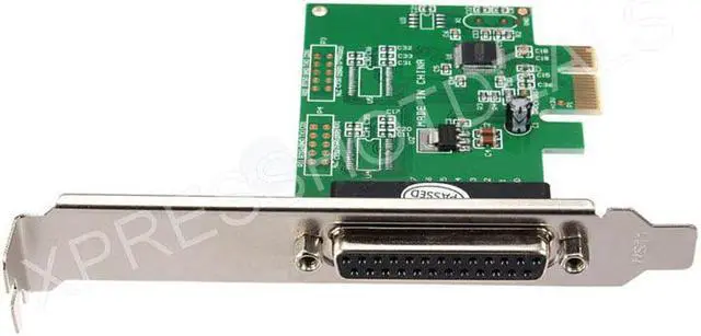 Main image of Parallel Port DB25 LPT Printer to PCI-E Express Card Converter Adapter Win7