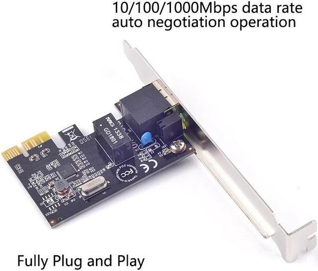 Alt view image 5 of 6 - RJ45 Network Card 1000Mbps Gigabit Ethernet RJ45 PCI Express Network Card RJ45 to PCI express Converter