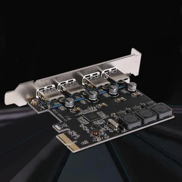 Alt view image 5 of 6 - U3V04S+ USB Cards 4 Ports 5Gbps Superspeed USB 3.0 PCI Express Card Adapter PCI-E to Usb 3.0 Controller Expansion Card