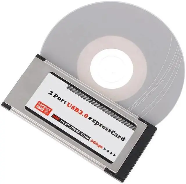Alt view image 6 of 6 - 1 Set PCI-E PCI Express To 2 Port USB 3.0 34 mm Expresscard Card Converter Adapter And