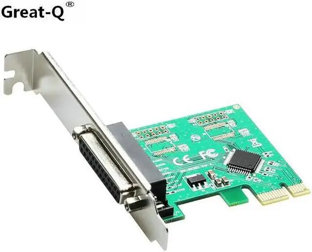 Main image of Printer DB25 Parallel Port LPT to PCI-E PCI Express Riser Card Adapter Converter WCH chip adaptator