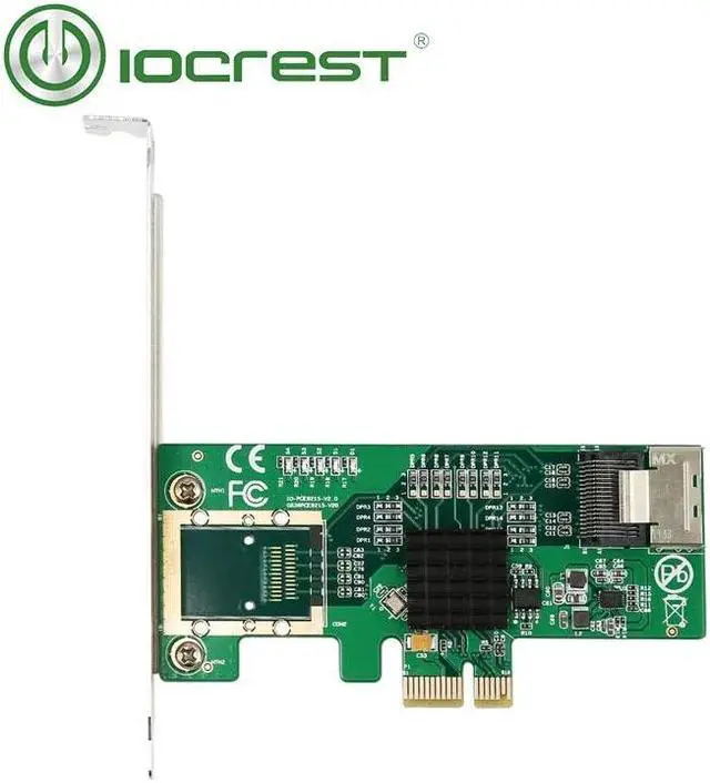 Alt view image 3 of 6 - IOCREST SATA III 4-port PCI-e Controller Card Marvel 88SE9215 chipset with Full and Low Profile Brackets do not contains cable