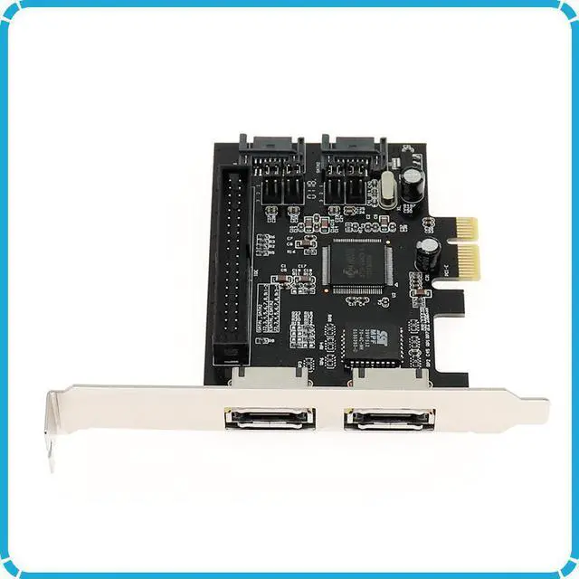Main image of Combo 2 port SATA 2.0 + IDE + 2 port eSATA PCI-e PCI express RAID Controller Card SATA IDE PCI e Adapter Card