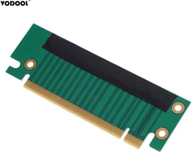 Alt view image 4 of 6 - PCI-E PCI Express 16X 90 Degree Adapter Riser Card For 2U Computer Case Chassis PC Converter Expansion Card Components