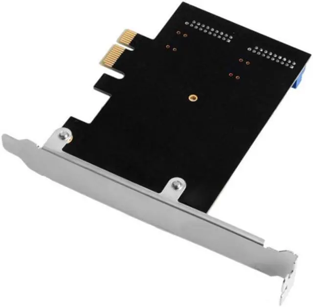 Alt view image 4 of 6 - PCI Express to Dual 20 Pin USB 3.0 PCI-e X1 to 2 ports 19pin USB3.0 Header Support Low Profile Bracket #224789Hot
