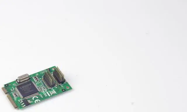Alt view image 3 of 6 - Amify Mini PCI-Express to 4 Port RS232 DB9 Pin Serial Card Chipset for MosChip MCS9904