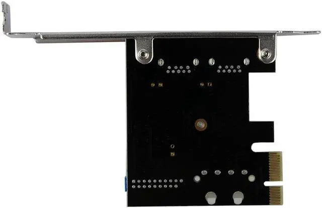 Alt view image 5 of 6 - Amify USB 3.0 PCI-E Expansion Card Adapter External 2 Port USB3.0 Hub Internal 19pin Header PCI-E Card 4pin IDE Power Connector