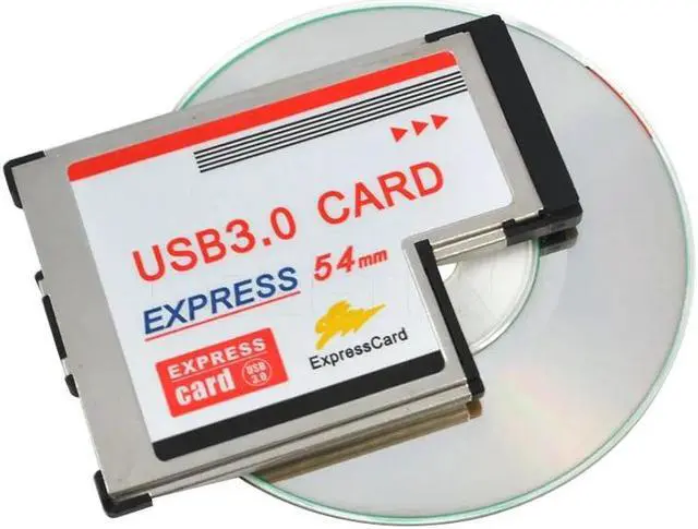 Alt view image 5 of 5 - USB 3.0 PCI Express Card Adapter Dual 2 Ports HUB PCI 54mm Slot ExpressCard Converter For Laptop Notebook