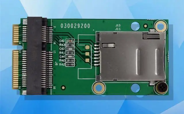 Main image of For 3G 4G module USIM card slot Extension adapter card MINI PCIE include SIM card slot Extension module Extension Riser Card