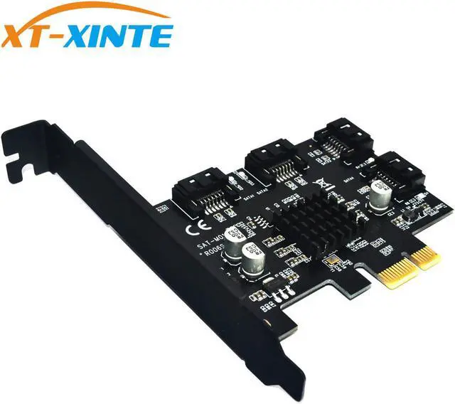 Main image of 88SE9215 4 Ports SATA 6G PCI Express Controller Card PCI-e To SATA III 3.0 Converter Support Low Profile Bracket SATA3.0