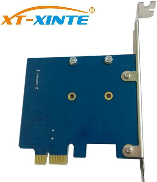 Alt view image 4 of 5 - PCI-E Expansion Card PCI-Express SATA 3.0 + mSATA 3.0 Adapter Card LT304 High-Speed Transmission Desktop Dedicated SSD