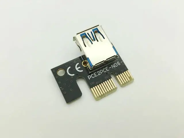 Alt view image 6 of 6 - Amify 60cm PCI-E Extender PCI Express Riser Card 1x to 16x USB 3.0 SATA to 4Pin Power Supply for Mining Bitcion Miner BTC Antminer
