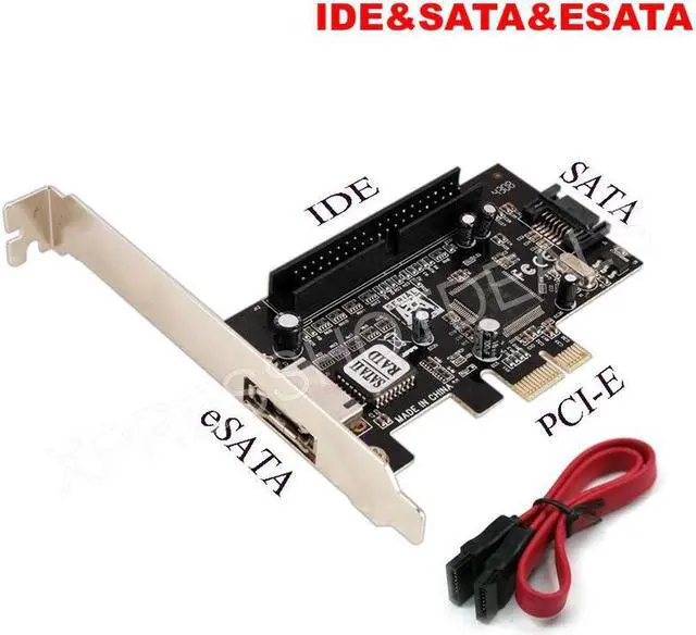 Main image of PCI-E PCI Express eSATA II SATA II 2.0 IDE Card Adapter Converter