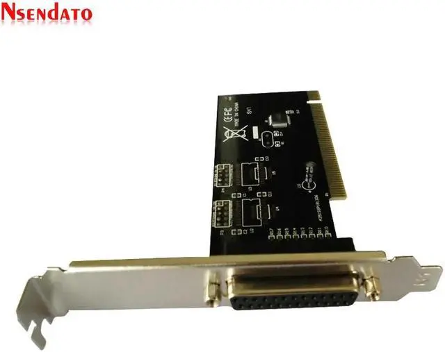 Alt view image 2 of 6 - IEEE 1284 Printer DB25 LPT Parallel Port to PCI Controller Card Adapter Converter with WCH CH352L Chipset