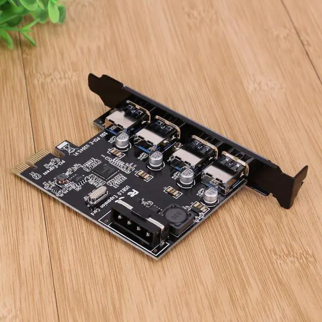 Alt view image 3 of 6 - USB 3.0 PCI-E Card/Host Controller Card 4 USB Ports VL805 Chipset Hot Swap Plug&Play PCI Express Expansion Card