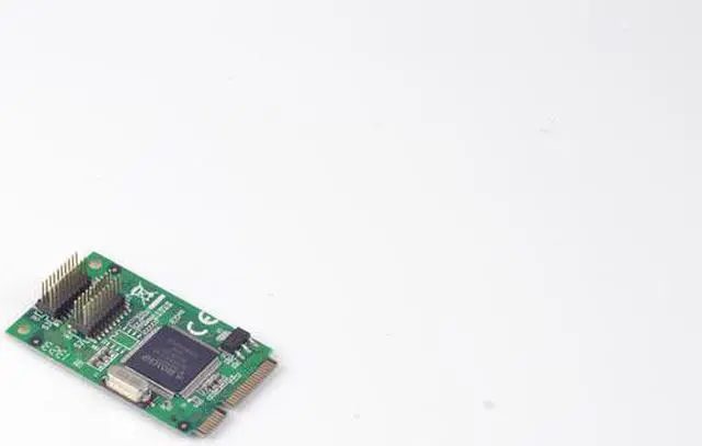 Alt view image 2 of 6 - Amify Mini PCI-Express to 4 Port RS232 DB9 Pin Serial Card Chipset for MosChip MCS9904