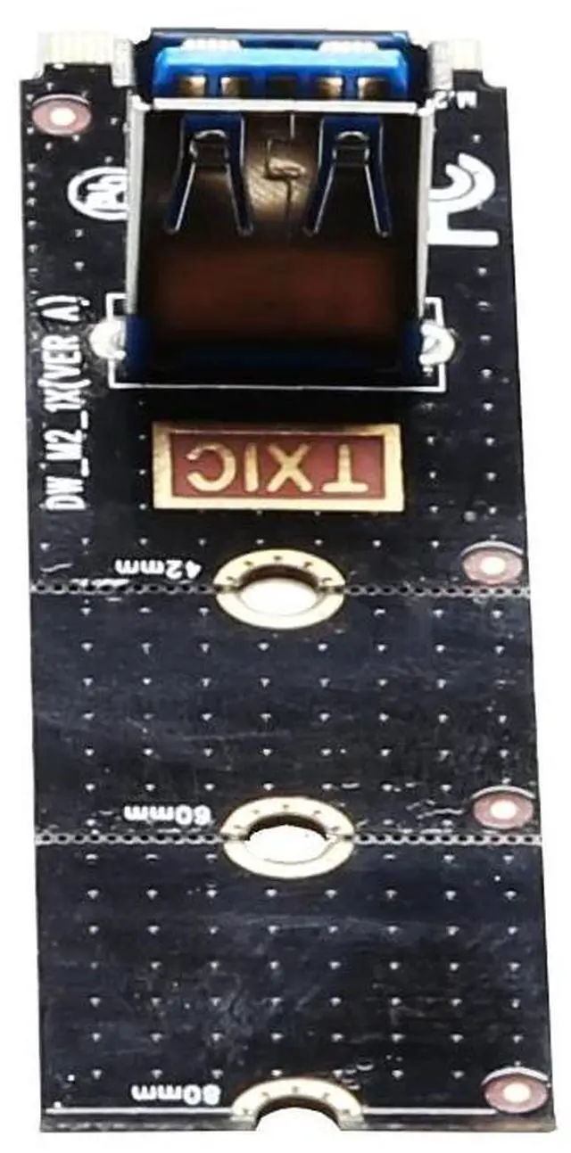 Alt view image 4 of 5 - NGFF to PCI-E Riser Card M2 Slot to PCIe Expansion Card Convertor USB 3.0 Extender Adapter for Graphics Cards for BTC Miner