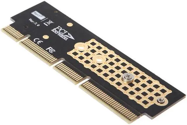 Alt view image 3 of 6 - M.2 NGFF NVMe SSD To PCI-E 3.0 X16/X8/X4 Adapter Expansion Card For 1U/2U Server