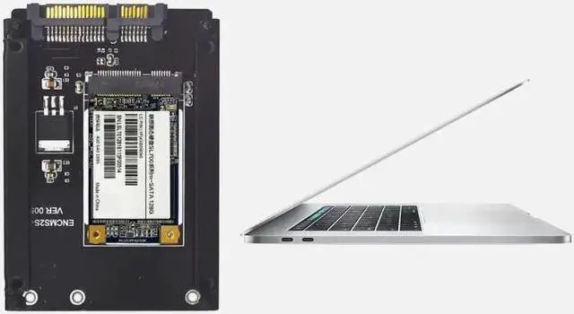 Alt view image 3 of 6 - Min SATA PCI-E to SATA3.0 Adapter Card 6Gbps SSD Solid State Disk Expansion Controller Converter Card