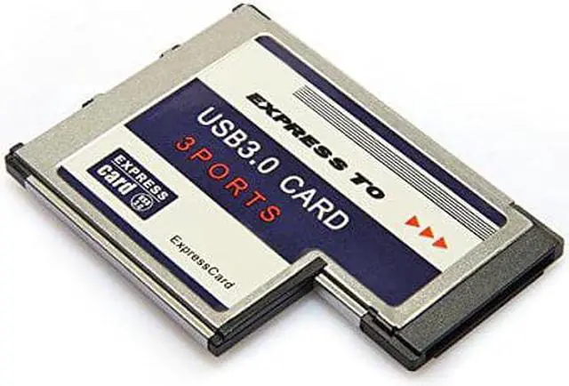 Alt view image 2 of 5 - SODIAL(R)3 Port USB 3.0 Express Card 54mm PCMCIA Express Card for Laptop -CAA
