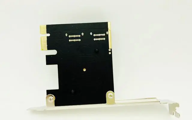 Alt view image 4 of 5 - PCI-E PCI Express to SATA 3.0 4-Port 6Gbps Extension Card with Bracket SATA III Expansion Adapter Boards for Computer Chassis PC