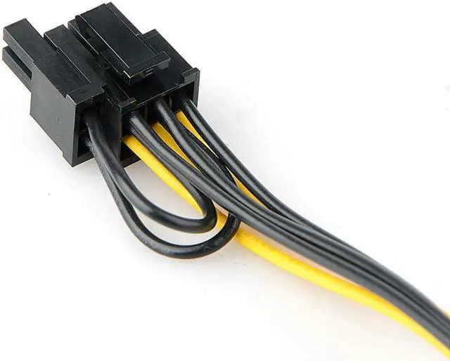 Alt view image 6 of 6 - 1PC 6 Pin To 8 Pin PCI Express Power Converter Cable CPU Video Graphics Card 6Pin To 8Pin PCIE Power Cable