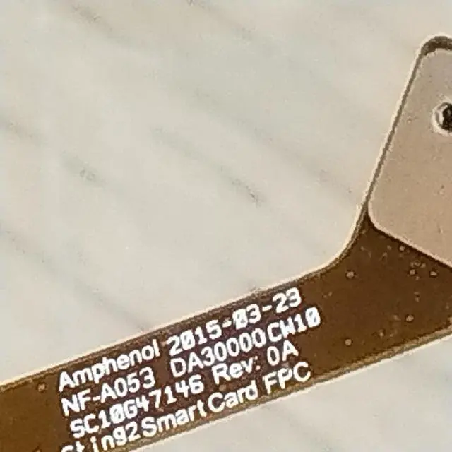 Alt view image 2 of 5 - Smart Card Reader w/cable For ThinkPad T450S FRU 04X5393 04X3984 00PA899 SC10G47141
