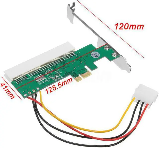Alt view image 4 of 6 - Amify PCI Express PCI-E To PCI Adapter Card Asmedia 1083 Chip Riser Extender 32bit PCIe To PCI Converter Adapter