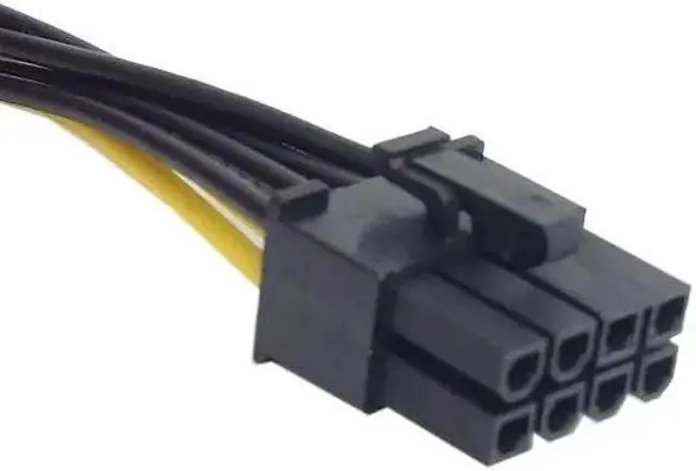 Alt view image 2 of 4 - Amify 10pcs PCI-E PCI Express PCIE 6 Pin Male to 8 Pin Female Video Card Extension Cord Power Cable