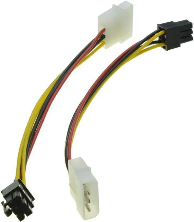 Alt view image 2 of 3 - Computer Accessories 4 Pin Molex to 6 Pin PCI-Express PCIE Video Card Power Converter Adapter Cable New High Quality PCI-E L0313