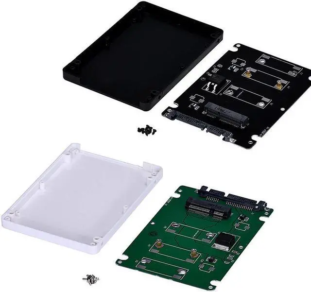 Alt view image 3 of 3 - Overmal 2019 New Mini Pcie mSATA Adapter SSD To 2.5 inch SATA3 Adapter Card With Case SATA Adapter Stock With Screws Gife Sale