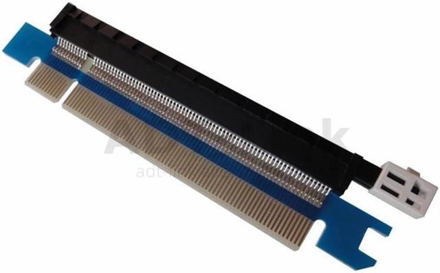 Alt view image 5 of 6 - PCIe 164 Pin 16x Male to Female Riser Extended Card Adapter PCI-e Express Test DIP slot With Fixing plate for 1U 2U 3U STD