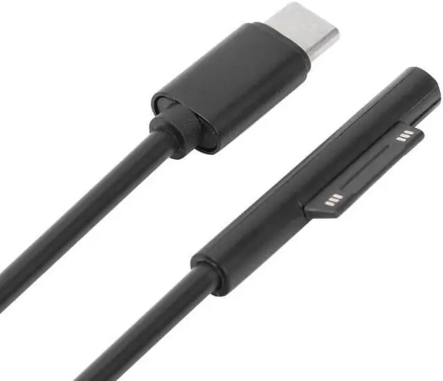 Alt view image 5 of 6 - Type-C Adapter Cable 1.5m Power Bank Charger Reliable Converter Chip PD charger Cord for Microsoft Surface Pro 5 6 Surface Book