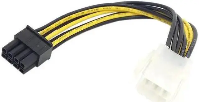 Alt view image 4 of 4 - Amify 10pcs PCI-E PCI Express PCIE 6 Pin Male to 8 Pin Female Video Card Extension Cord Power Cable