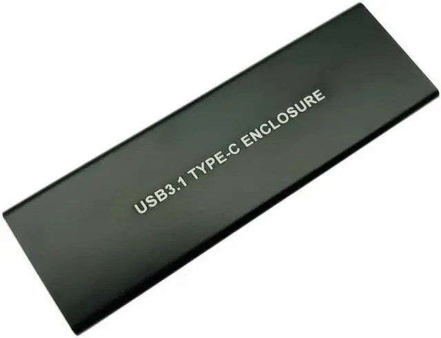 Alt view image 2 of 6 - NVMe PCIE USB3.1 HDD Enclosure NVMe M.2 to USB SSD Hard Disk Drive Caddy Type C 3.1 M KEY Connector HDD Case External Mobile Box