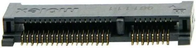 Alt view image 3 of 6 - Mini PCI-E pci express pcie mSATA 52pin 4.0mm Height Receptacle female socket connector adapter Board Mount SMT for SSD