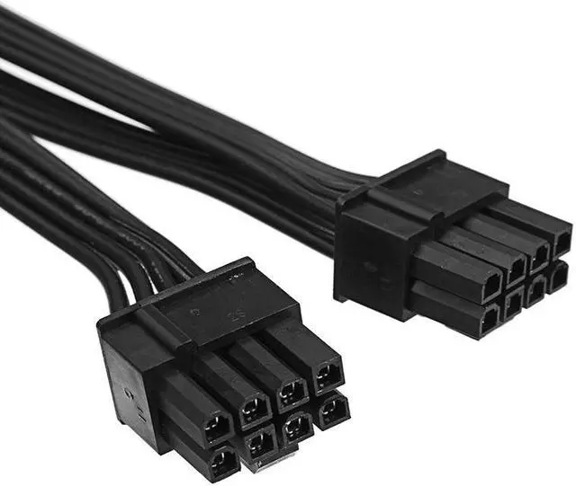 Alt view image 5 of 6 - 20cm Graphics Card 8 Pin Female to 2*8P(6+2)pin Extention Power Cable Male PCIe PCI Express 4 Lines Cable Connector
