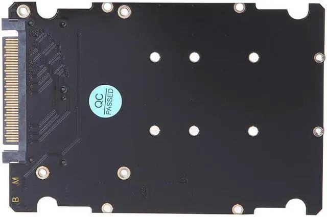 Alt view image 5 of 6 - M.2 SSD to U.2 Adapter 2 in 1 M.2 NVMe Key B/M NGFF SSD to PCI-e U.2 SFF-8639 Adapter PCIe M2 Converter Desktop Computer