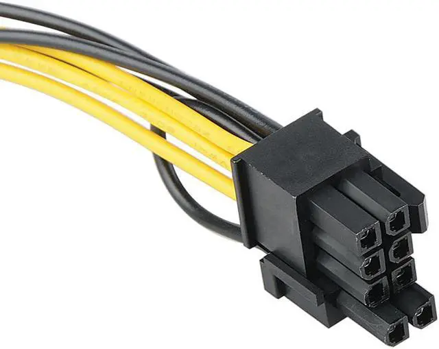 Alt view image 5 of 6 - 1PC 6 Pin To 8 Pin PCI Express Power Converter Cable CPU Video Graphics Card 6Pin To 8Pin PCIE Power Cable