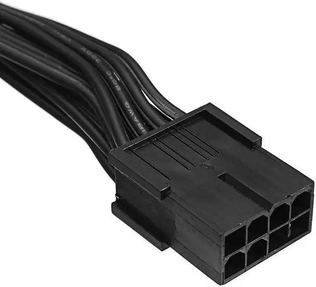 Alt view image 6 of 6 - 20cm Graphics Card 8 Pin Female to 2*8P(6+2)pin Extention Power Cable Male PCIe PCI Express 4 Lines Cable Connector