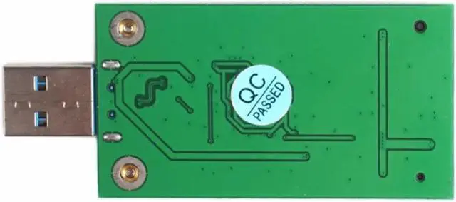 Alt view image 4 of 5 - Mini USB 3.0 to PCIE mSATA External SSD PCBA Conveter Adapter Card