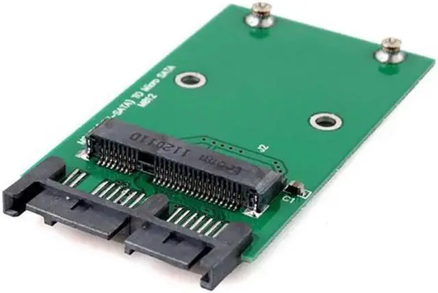 Alt view image 4 of 6 - Mini Pcie Msata 3X5 Ssd To 1.8 inch Micro-Sata Adapter Card + Usb Micro-Sata Cable 7+9Pin 13Pin Usb To Ssd Usb To Mini Pcie