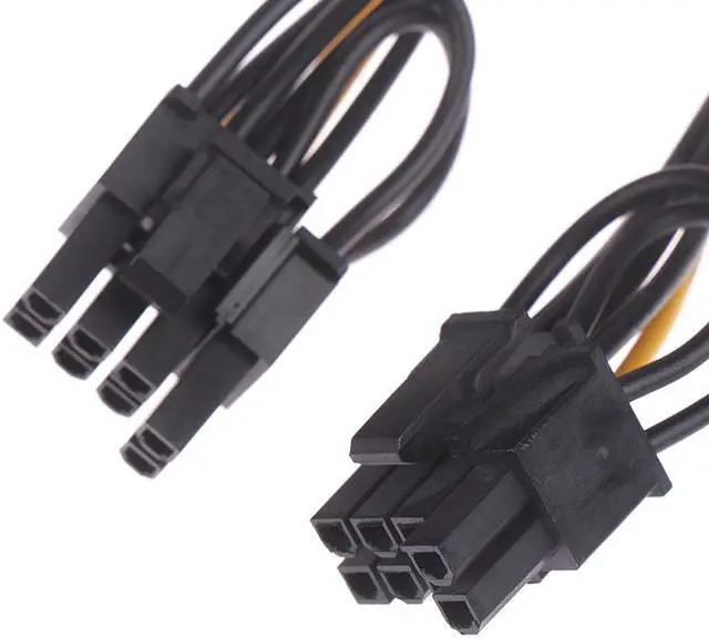 Alt view image 5 of 6 - 1pc 15pin SATA Male to 8pin(6+2) PCI-E Power Supply Cable 20cm SATA Cable 15-pin to 8 pin cable Wire for Graphic Card