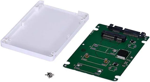 Alt view image 2 of 3 - Overmal 2019 New Mini Pcie mSATA Adapter SSD To 2.5 inch SATA3 Adapter Card With Case SATA Adapter Stock With Screws Gife Sale