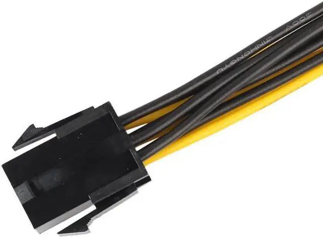Alt view image 4 of 6 - PCI-E 6-pin to 2x 6+2-pin (6-pin/8-pin) Power Splitter Cable PCIE PCI Express